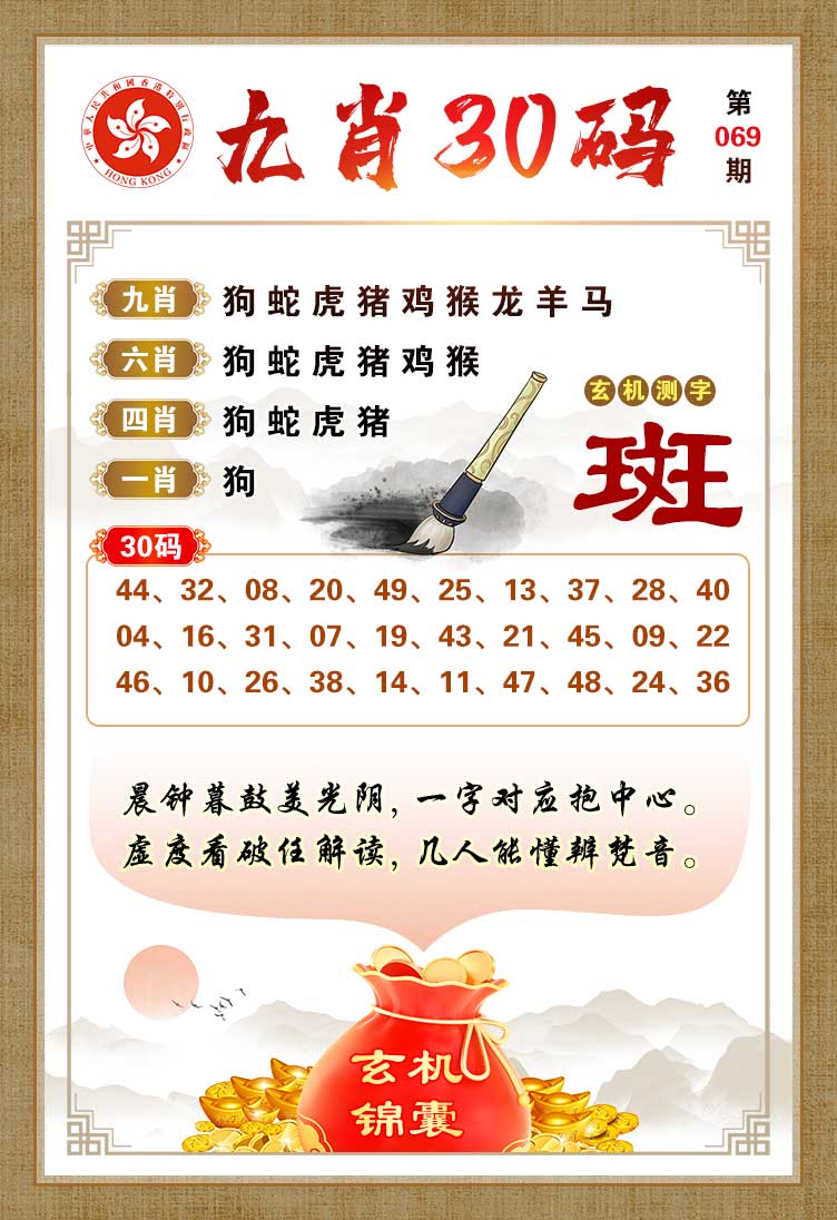 凤凰马经图